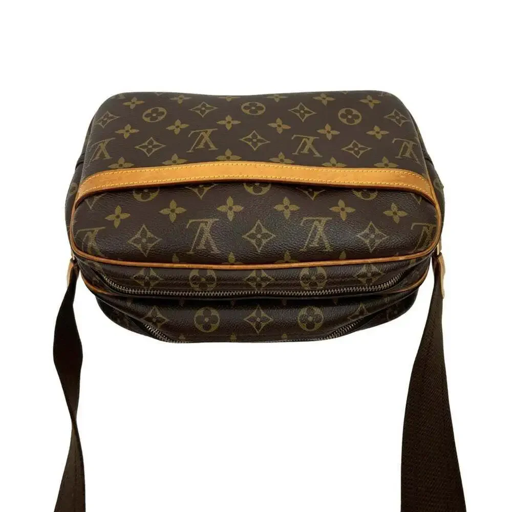 LOUIS VUITTON Brown Monogram Leather Pochette Shoulder Bag - Picture 4 of 10